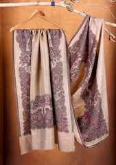 Pashmina Zari Jamawar Shawl D#03 - Skin