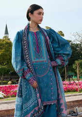 Lawn - Kahf Premium - Aangan Chiffon Prints 26 - KPS#04A - FALAK ARA