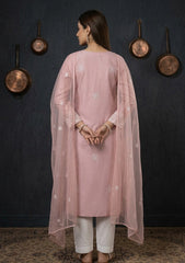 Formals - Riwaj - Fancy 26 - Ari & Mukesh Work - 2 Pcs - D#01 - Pink