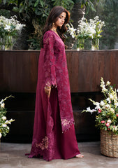 Lawn - Naqsh - Chikankari Festive 26 - D#00203 - Twilight Orchid