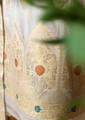 Formals - Fancy Closet - 2 pcs Suit - Chiffon Jamawar D#01 Fawn