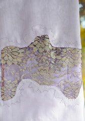 Pure Pashmina Patch Work Shawl D - 13 - Lilac