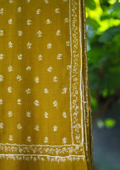Pashmina Kashmiri Work Shawl D - 19 - Gold