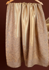 Pashmina Zari Jamawar Shawl D - 54 - Skin