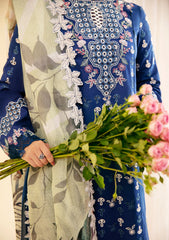 Lawn Collection - Qalamkar - Qlinekari 24 - SQ#08 - ZEL