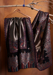 Pashmina Zari Jamawar Shawl D#03 - Black 1