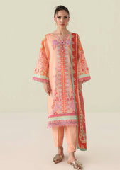 Lawn - Roheenaz - Rosette Unstitched 26 - RUNSS25#65B - WARM HORIZON