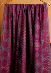 Karandi Embroidered Shawl D#03 - Magenta