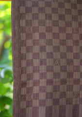 Pashmina Check Scarf D - 02 - Brown