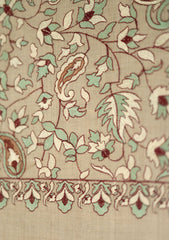 Pashmina Embroidered Shawl D - 191 - Skin
