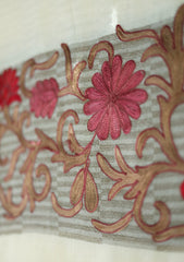 Ari Work Pashmina Scarf D - 14 - Off White