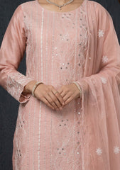 Formals - Riwaj - Fancy 26 - Ari & Mukesh Work - 2 Pcs - D#01 - Pink