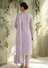 Formals - Riwaj - Fancy Bamber Chiffon - 2 Pcs Suit - CBD#2893 - Lilac