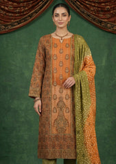 Formals - Riwaj - Fancy Chiffon Jamawar - 2 Pcs Suit - CND#14 - G Rust