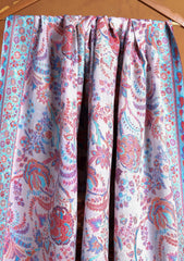 Pashmina Jamawar Shawl D#178 - Off White