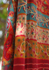 Pashmina Ari Work Shawl D - 98 - Multi