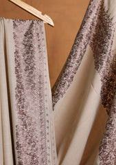 Pashmina Ari Work Border Shawl D#03 - Skin