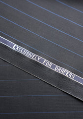 Drapers Vitale Pantheon Super 130's Wool Fabric - Navy