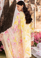 Lawn Collection - Cross Stitch - Eid Lawn - CEL24#05 - IVORY GARLAND