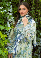 Lawn - Elaf Premium - Bridgerton Prints 26 - EPB#02A - GARDEN AFFAIR