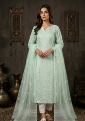 Formals - Riwaj - Fancy 26 - Ari & Mukesh Work - 2 Pcs - D#01 - A Green