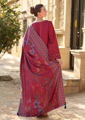 Winter - Rang Rasiya - Carnation 25 - Luxury Shawl Edit - CWD#10 - Mocha