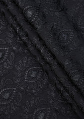 Elite Men China Boski Embroidered 6 Pound Selvage - Black
