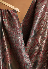 Pashmina Zari Jamawar Shawl D#13 - Green