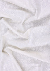 Elite Men China Boski Embroidered 6 Pound Blue Selvage - Off White