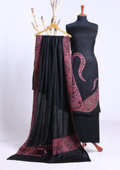 Winter - Riwaj - Pashmina Jamawar Suit - Patch Work - D#08 - Multi