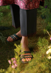 Lawn - Sahar - Mirha 26 - SS1-26-09 - Noir Roseraie