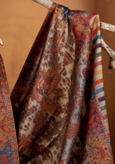 Pashmina Zari Jamawar Shawl D#11 - Brown