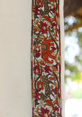 Pashmina Embroidery Work Shawl D - 117 - Off white