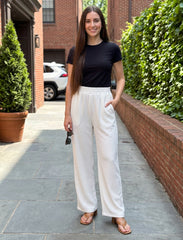 Pret - Moven - Cotton Linen Trouser - White