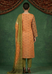 Formals - Riwaj - Fancy Chiffon Jamawar - 2 Pcs Suit - CND#14 - G Rust