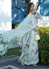 Lawn - Elaf Premium - Santorini Prints 26 - EPN#07B - MOON FLOWER