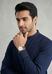 Elite Men Toyobo Wash & Wear - Navy Blue