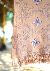 Pashmina Wool Needle Work Shawl D - 09 - D T Pink