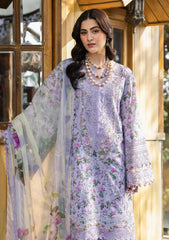 Lawn - Elaf Premium - Chikankari Prints 26 - ERC-6B - IRIS