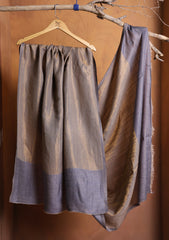 Pashmina Plain Shaded Shawl D#01 - B Grey