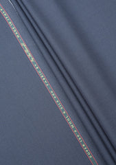 Loro Piana Lightest Suiting Super 150's Wool & Silk Fabric - G Blue