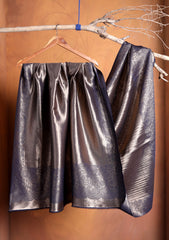 Silk Zari Jamawar Shawl D#45 - Purple