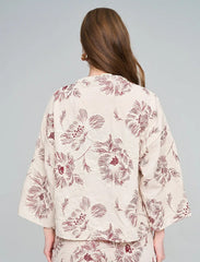 Pret - Moven - Shirt with Floral Embroidery and Sequin Details - Skin