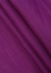 Thai Cotton Selvage Plain Linen Fabric - Purple