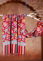Pashmina Kalamkar Needle Work Scarf D#01 - Multi