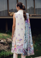 Lawn - Roheenaz - Garden Veil - Printed 25 - RGV#01-A - Bloom Glimmer