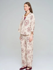 Pret - Moven - Shirt with Floral Embroidery and Sequin Details - Skin