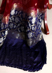 Formals - Fancy Closet - 2 pcs Suit - Chiffon Jamawar D#76 Magenta