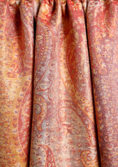 Pashmina Zari Jamawar Shawl D#217 - Rust