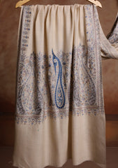 Pashmina Ari Work Jaaldar Scarf D#01 - Skin